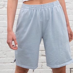 SOLD brandy melville | light blue rosa sweatshorts